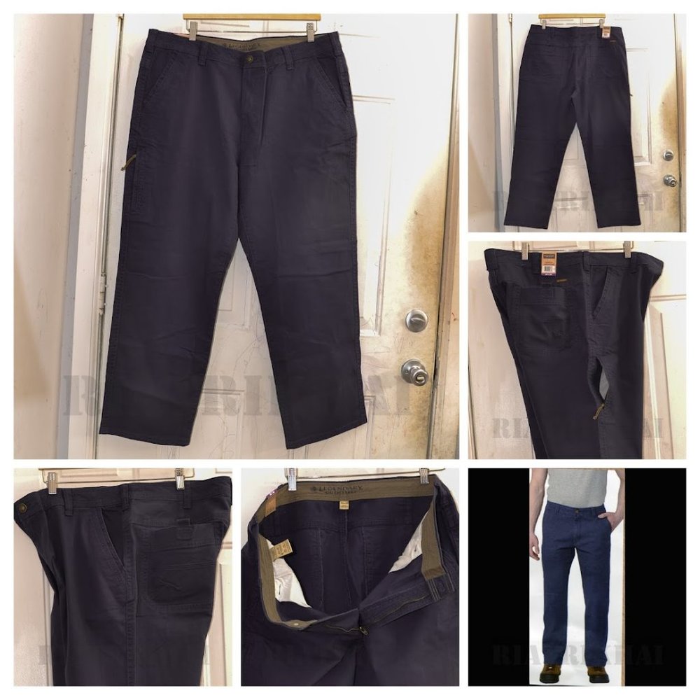 BLUE (NAVY) NWT Men's stretch Canvas pant‎ Legendary Outfitters